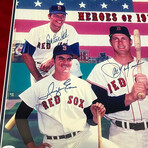 Carlton Fisk, Dwight Evans, Carl Yastrzemski, Jim Rice & Fred Lynn // Boston Red Sox // Autographed Photograph + Framed