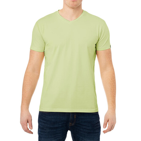 Basic V Neck T Shirts // Dusty Mint (S)