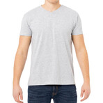 Basic V Neck T Shirts // Cloud Gray (M)