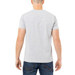 Basic V Neck T Shirts // Cloud Gray (M)