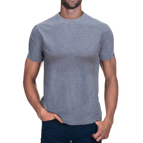 Basic Crew Neck T Shirt  // Cloud Gray (S)