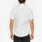 Ian Short Sleeve Button Up // White (L)