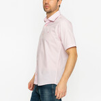 Noah Short Sleeve Button Up // Lilac (S)