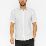 Ian Short Sleeve Button Up // White (L)