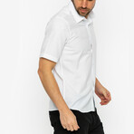 Jose Kevin Short Sleeve Button Up // White (S)