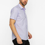 Joseph Short Sleeve Button Up // Lilac (M)