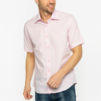 Noah Short Sleeve Button Up // Lilac (S)