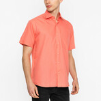 Brian Short Sleeve Button Up // Orange (M)