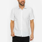 Jose Kevin Short Sleeve Button Up // White (S)