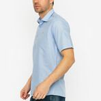 Bruce Short Sleeve Button Up // Blue (XL)