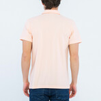 Corey Short Sleeve Button Up // Pink (L)