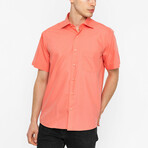 Brian Short Sleeve Button Up // Orange (S)