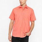 Brian Short Sleeve Button Up // Orange (2XL)