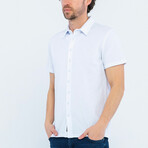 Travis Short Sleeve Button Up // White (S)