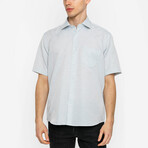 Clark Short Sleeve Button Up // Green (L)