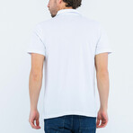 Travis Short Sleeve Button Up // White (M)