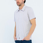 Tanner Short Sleeve Button Up // Gray (M)