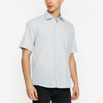 Clark Short Sleeve Button Up // Green (M)