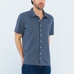 Elijah Short Sleeve Button Up // Anthracite (M)