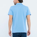 Parker Short Sleeve Button Up // Light Blue (M)