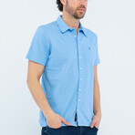 Parker Short Sleeve Button Up // Light Blue (3XL)