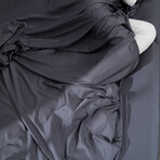 Hush Iced Sheet and Pillowcase Set - Charcoal (Twin)