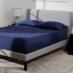 Hush Iced Sheet and Pillowcase Set - Navy (Twin)