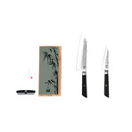 Bunka Starter Set Deluxe // 2 Knives + Sharpening Set