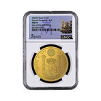 2022-M 1 Ounce Spanish Gold Doubloon // Toro (Bull) // Reverse Proof // NGC Certified MS70 1 of 1st 200 Struck