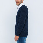 Jaden V-Neck Pullover // Ocean (2XL)