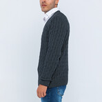 Oscar V-Neck Pullover // Granit (S)