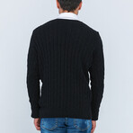 Bruce V-Neck Pullover // Black (3XL)