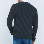 Oscar V-Neck Pullover // Granit (S)