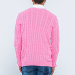 V-Neck Pullover // Pink (3XL)