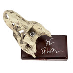 Jeff Goldblum // Autographed Jurassic World Tyrannosaurus Rex Resin Replica Skull