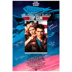 Top Gun // Cast Autographed Movie Poster