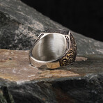 Amethyst + Blue Topaz Gemstone Ring (Ring Size: 9)