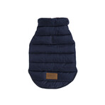 Pendleton Puffer Dog Coat // Navy (X-Small)