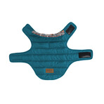 Pendleton Puffer Dog Coat // Teal (X-Small)