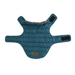 Pendleton Puffer Dog Coat // Teal (X-Small)