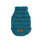 Pendleton Puffer Dog Coat // Teal (X-Small)