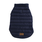 Pendleton Puffer Dog Coat // Navy (X-Small)