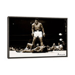 Muhammad Ali Vs. Sonny Liston, 1965 by Muhammad Ali Enterprises (18"H x 26"W x 0.75"D)