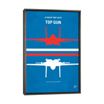 Top Gun Minimal Movie Poster by Chungkong (26"H x 18"W x 0.75"D)