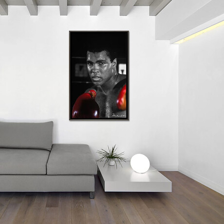 Muhammad Ali In Training by Muhammad Ali Enterprises (26"H x 18"W x 0.75"D)