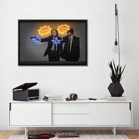 Pew Pew by Octavian Mielu (18"H x 26"W x 0.75"D)