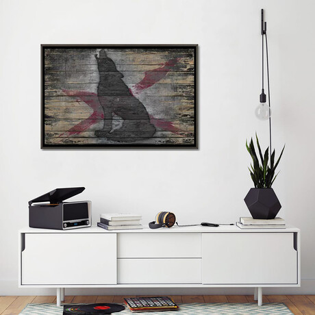 Lone Wolf by Diego Tirigall (18"H x 26"W x 0.75"D)