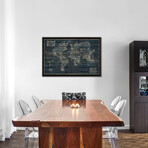 Mappe Monde by Diego Tirigall (18"H x 26"W x 0.75"D)