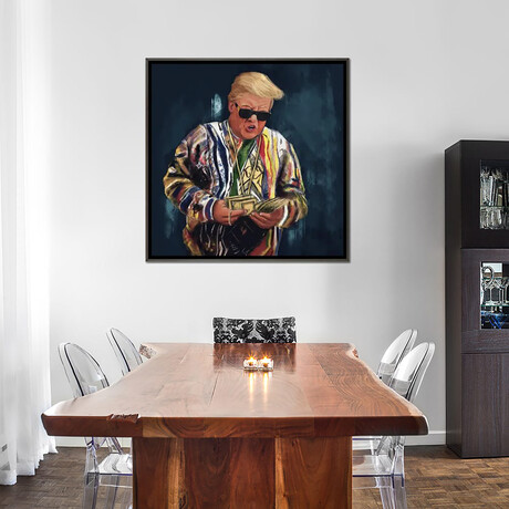 Biggie Trump by El'Cesart (18"H x 18"W x 0.75"D)