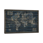 Mappe Monde by Diego Tirigall (18"H x 26"W x 0.75"D)